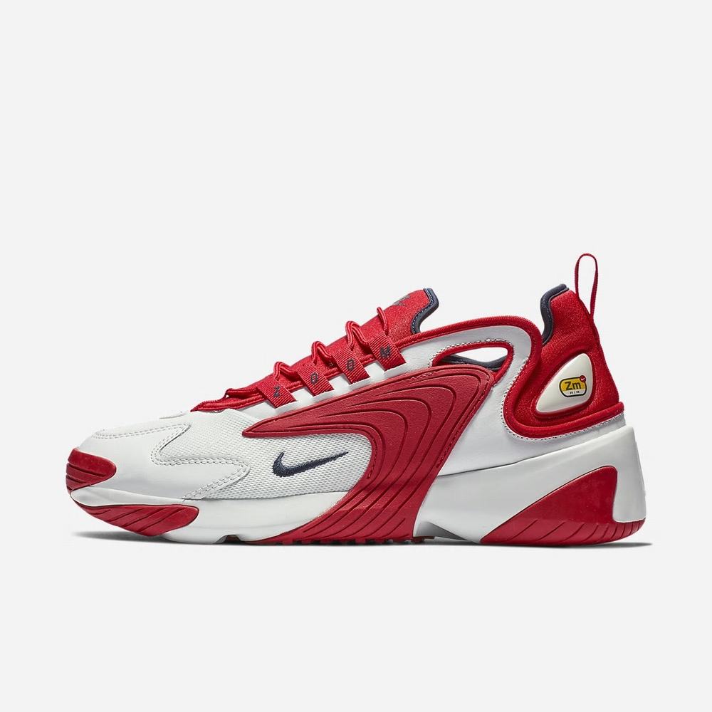 Sneakers Nike Zoom 2K Blanche 0815-694 Off White/University Red/Obsidian Homme | JHM-78679325